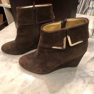 Elaine Turner wedge bootie